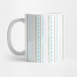 Blue&grey pattern Mug